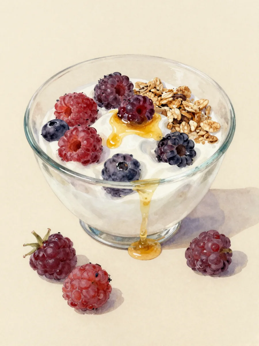 Bowl de yogurt con frutas